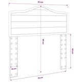 Headboard Old Wood Engineered wood 888724