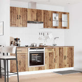 8 Piece Kitchen Cabinet Set Kalmar Old Wood Engineered Wood 3314839
