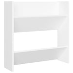 Wall Shoe Cabinets 4 pcs White 60x18x60 cm Engineered Wood 806716