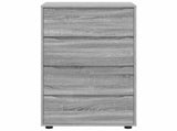 Storage Cabinets 60 x 48 x 105 cm Engineered Wood Grey Sonoma 3406241