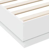 Bed Frame without Mattress White 140x200 cm 3209856