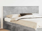 Headboard Concrete Grey 100 cm Engineered Wood 887619