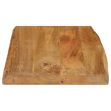 Table Top 50x40x3.8 cm Live Edge Solid Wood Mango 370775