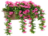 Artificial Flowers Purple Red 55 x 20 x 55 cm PE and Steel 42042384