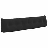 Back Pillow Black 200 x 24 x 50 cm Velvet 42014609