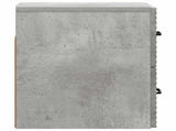 Wall-Mounted Bedside Cabinet Concrete Grey 34.5 x 33 x 40 cm 898641