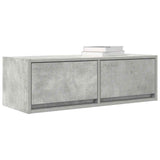 TV Cabinets 2 pcs Concrete Grey 80x31x25.5 cm Engineered Wood 861515