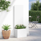 Garden Privacy Screen White 50 x 32 x 150 cm Cold-rolled steel 876442
