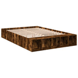 Bed Frame without Mattress Smoked Oak 140x200 cm 3280570