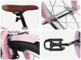 Kids Bike 18 Inches for 5-7 Years Old Light Pink 42009665