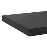 Wall Shelves 2 pcs 75x30 cm Black Stainless Steel 30291