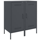 Sideboards 2 pcs Anthracite 36x39x79 cm Steel 843017