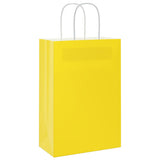 ZNTS Paper Bags 250 pcs with Handles Yellow 21x11x31 cm 4101784