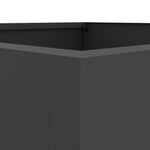 ZNTS Planter Black 42x38x75 cm Steel 841577