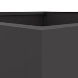 ZNTS Planter Black 42x38x75 cm Steel 841577