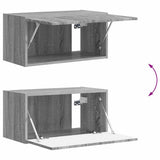 TV Wall Cabinet Grey Sonoma 60 x 31 x 29.5 cm Engineered Wood 892201