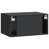 Wall-Mounted TV Cabinet Black 59.5 x 41 x 30 cm Engineered Wood 897996