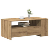 Coffee Table Artisan Oak 102 x 55 x 43.5 cm Engineered Wood 862732