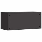 Wall Cabinet for Garage with Gas-lift Door Black 883276