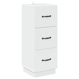 Drawer Cabinet White 33 x 34.5 x 87 cm Engineered Wood 895305