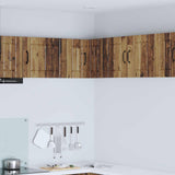 Wall Corner Cabinet LUCCA Old Wood 57 x 57 x 40 cm 884963