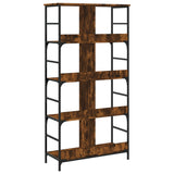 Bookshelf Smoked Oak 78.5x33x153 cm Engineered Wood 835256