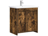 Bathroom Furniture Set Smoked Oak 81 x 40 x 84.5 cm 3404286