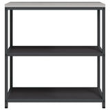 Kitchen Storage HATTEM Black 90 x 50 x 92 cm Steel 874954