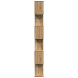 Room Divider Bookcase 6-Tier Artisan Oak 70x24x193 cm Engineered Wood 858092