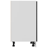 Drawer Bottom Cabinet Black Engineered Wood Medium 801213
