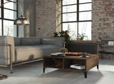 Coffee Table Brown Oak 60x60x30 cm Engineered Wood 813169
