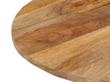 Table Top 140x50x2.5 cm Oval Solid Wood Mango 370129