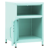 Nightstands 2 pcs Mint 35x35x51 cm Steel 3095219