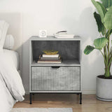 Bedside Cabinet Concrete grey 49 x 36 x 61 cm Engineered wood 883480