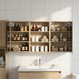 Bathroom Cabinet Set 3 pcs 120 x 10.5 x 60.5 cm Engineered wood 3403730