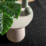 Rug ZIZUR Anthracite 160x230 cm Jute Look Indoor and Outdoor 4010336