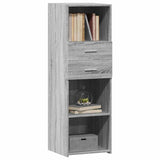 Highboard Grey Sonoma 40x42.5x124 cm Engineered Wood 846164
