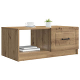 Coffee Table Artisan Oak 90 x 50 x 37 cm Engineered Wood 895884