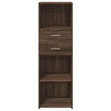 Highboard Brown Oak 40x42,5x124 cm Engineered Wood 846165