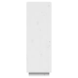 Book Cabinet/Room Divider White 60x35x103 cm Solid Wood Pine 810865
