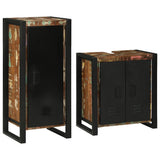 Bathroom Furniture Set 2 pcs Multicolour Solid Reclaimed Wood 3305607