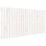 Wall Headboard White 140x3x60 cm Solid Wood Pine 824869