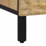 Side Cabinets 2 pcs 60x33x75 cm Solid Wood Mango 3206287