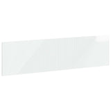 Wall-Mounted Headboard HAARLEM High Gloss White Engineered Wood 896929