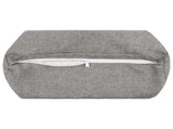 Cushion with Pillow HEERLEN 6 pcs Cloud Grey Fabric 929966
