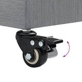 Outdoor Umbrella Base Dark grey wood look 45 x 45 x 31.5 cm 42010006