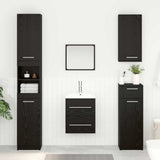 Sink cabinet Black Oak 38.5 x 41 x 48 cm Engineered Wood 880452