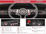 Kids Licensed Audi TT Ride-On Car 12V Battery w/ Remote Suspension Headlights and MP3 Player T3398P348161