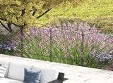 Steel Decorative Outdoor Picket Fence Panels Set of 4, Black T3398P315331