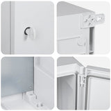 Control Cabinet Grey 57 x 23 x 60 cm ABS Plastic 4106503